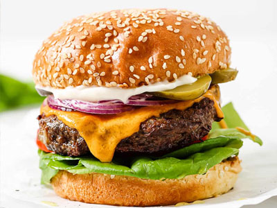 Mamma Mia Livingston Charcoal Grilled Burgers
